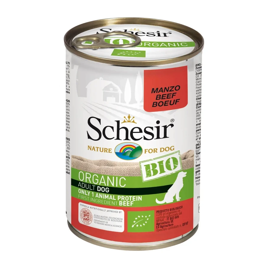 Schesir Dog Bio Adult з яловичиною, 400 г: ціни та характеристики