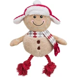 TRIXIE Christmas Sweet Cake, плюшевая игрушка собака XS-XL, со звуком, плюшевая, плюшевая, коричневая, 34 см