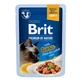 Влажный корм для кошек BRIT Premium by Nature Delicate File, Тунец, саше, (в соусе), 85 г