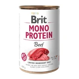 BRIT Mono Protein, Говядина, консервированный однобелковый беззерновой влажный корм для собак, (паштет), 400г