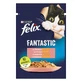 PURINA Felix Fantastic, Лосось, саше влажный корм для кошек, (в аспираторе), 85г