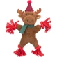 TRIXIE Christmas Ren, іграшкові собачки на шнурках XS-XL, фізична активність, бавовна, коричнево-червоний, 32 см