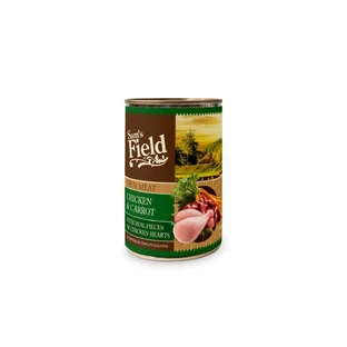SAM'S FIELD True Meat, XS-XL, з куркою та морквою, консерви для вологих собак, беззерновий вологий корм, (в ассіці), 400г