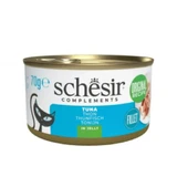 SCHESIR Complementary In Jelly, тунець, консерви для вологих котів, (в аскорбінці), 70г