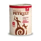 PETKULT Monoprotein Sensitive, яловичина та коричневий рис, консерви з одним білком, беззерновий вологий корм для собак, 800г