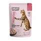 PRIMA CAT Classic Sterilised, Salmon, саше беззернового влажного корма для стерилизованных кошек, (в соусе), бакс, 85г х 28шт