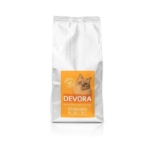 Devora Cat Grain Free Sterilised с индейкой, курицей и сельдью, 400 г