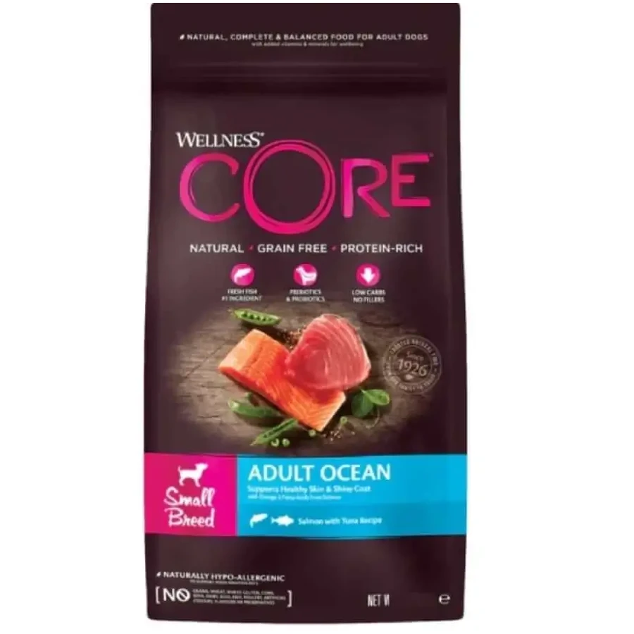Wellness Core Small Breed Лосось и тунец, 1,5 кг: цены и характеристики