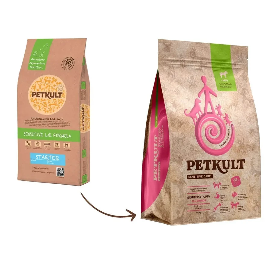 PETKULT Sensitive Care Starter&Puppy All Breeds, XS-XL, мед и коричневый рис, сухой корм для собак младших возрастов, аллергиков, 3 кг: цены и характеристики