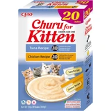 INABA Churu Creamy Creamy Kitten Varieties з куркою та тунцем, беззернове ласощі для котів молодшого віку, (пюре), 280г