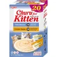 INABA Churu Сливочное ассорти для котят, курица и тунец, беззерновая упаковка для поощрения кошек младшего возраста, (пюре), 280 г