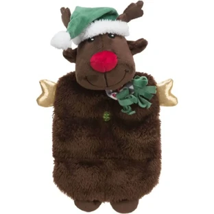 TRIXIE Christmas Ren, плюшеві іграшкові собаки XS-XL, зі звуком, плюшеві, коричневі, 37 см