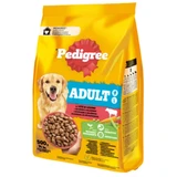 PEDIGREE Adult, M-XL, говядина с овощами, сухой корм для собак, 500 г