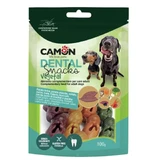 CAMON Dental Dental Snack Mix Veggie Bells, XS-XL, солодка картопля та фрукти, 100г