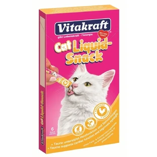 Vitakraft Ласощі для котів рідкі з куркою, 6 х 15 г