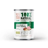 FRESH FARM Coarse, XS-XL, Wild Boar and Sweet Potato, консервированный беззерновой влажный корм для собак, (паштет), 400г