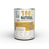 FRESH FARM Smooth Sterilised, Chicken, консервированный влажный корм для стерилизованных кошек, (паштет), 400 г