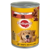 PEDIGREE, XS-XL, Говядина и Птица, консервированный влажный корм для собак, (в аспирате), 400г