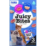 INABA Churu Juicy Juicy Bites, тунець і курка, беззернові ласощі для котів, напівсолодкі, 33,9 г