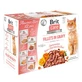 BRIT Care Flavour Box Fillet In Gravy, 4 смаки, беззерновий вологий корм для котів у пакетиках, (у підливі), 85 г х 12