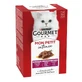 PURINA Gourmet Mon Petit, 3 смаки (яловичина, телятина, мед), мікс, вологий корм для котів у пакетиках (у соусі), 50г х 6