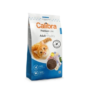 CALIBRA Premium Line, Птах, сухий корм для котів, 2 кг
