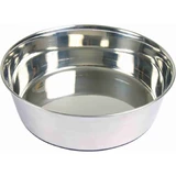 TRIXIE Stainless Steel, миска для собак, круглая, нескользящая, нержавеющая сталь, серебристая, XS-S (0,5 л, ⌀14 см)
