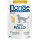 MONGE Monoprotein Monoprotein Sterilised, курятина, пакетик однопротеїнового вологого корму, без злаків, для стерилізованих котів, (паштет), 85г
