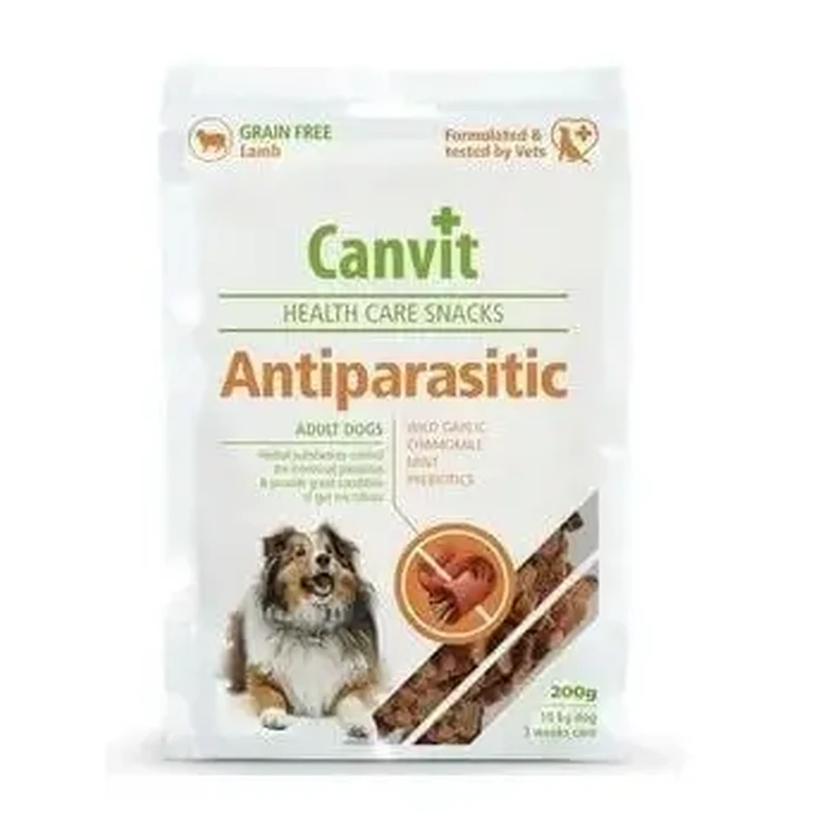 CANVIT Антипаразитарний, XS-XL, ягня, функціональний мішечок для собак, 200г: ціни та характеристики