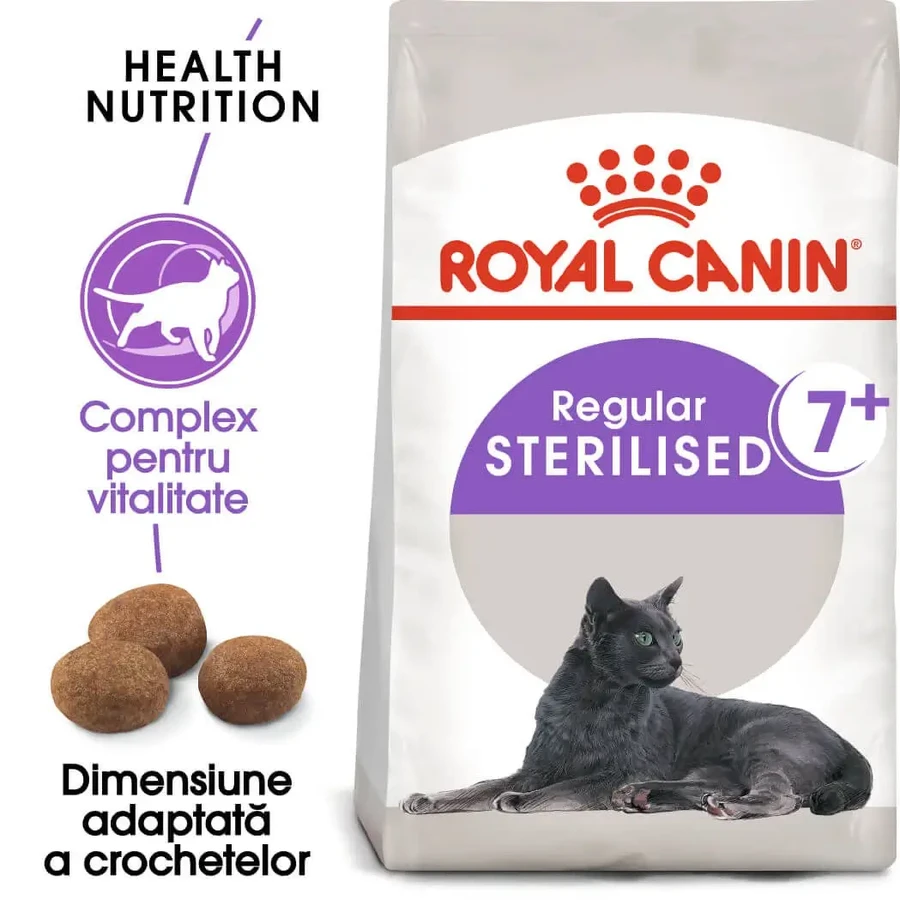 ROYAL CANIN Sterilised 7+, сухой корм для стерилизованных кошек, 1,5 кг: цены и характеристики