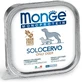 MONGE Monoprotein, XS-XL, Олень, лоток, однопротеїновий, беззерновий вологий корм для собак, (паштет), 150г