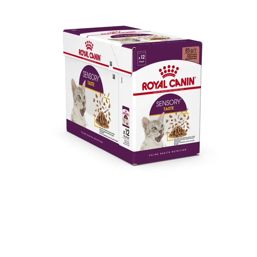 ROYAL CANIN Sensory Taste Вологий корм для котів зі стимулюючим смаком (у соусі), бакс, 85г х 12шт: ціни та характеристики