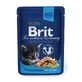 BRIT Premium Kitten, Курка, вологий корм у пакетиках для котів молодшого віку (в соусі), 100г