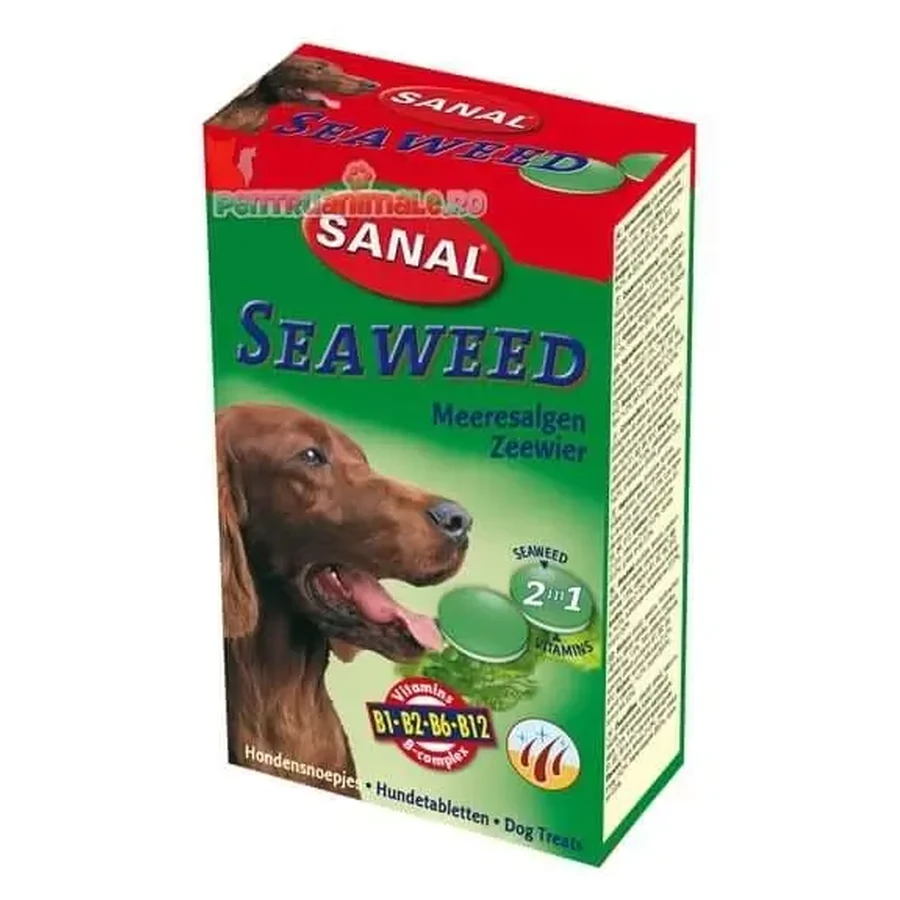 Морские водоросли для собак Sanal 100: цены и характеристики