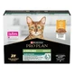 PURINA Pro Plan Sterilised Maintenance, Курка, вологий корм у пакетиках для стерилізованих котів, (в соусі), bax, 85г х10шт