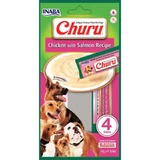 INABA Churu, XS-XL, куряче філе та лосось, беззерновий мішечок для собак, (топпінг), 56г, 56г