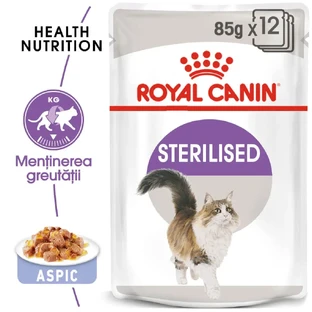 ROYAL CANIN Sterilised Adult влажный корм для стерилизованных кошек (в аспирате), 85 г