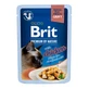 BRIT Premium by Nature Delicate Delicate Sterilised Fillet, Курка, вологий стерилізований корм для котів у пакетиках, (в соусі), 85г, 85г