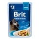 Влажный корм для кошек BRIT Premium by Nature Delicate File, Chicken, саше, (в соусе), 85 г