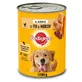PEDIGREE, XS-XL, Курица с морковью, консервированный влажный корм для собак, (в аспираторе), 1200г