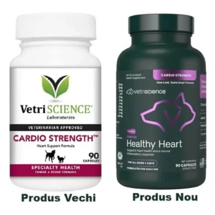 VETRISCIENCE Omega Healthy Heart, XS-XL, добавка для серцево-судинної системи для собак, пляшка, 90 капсул