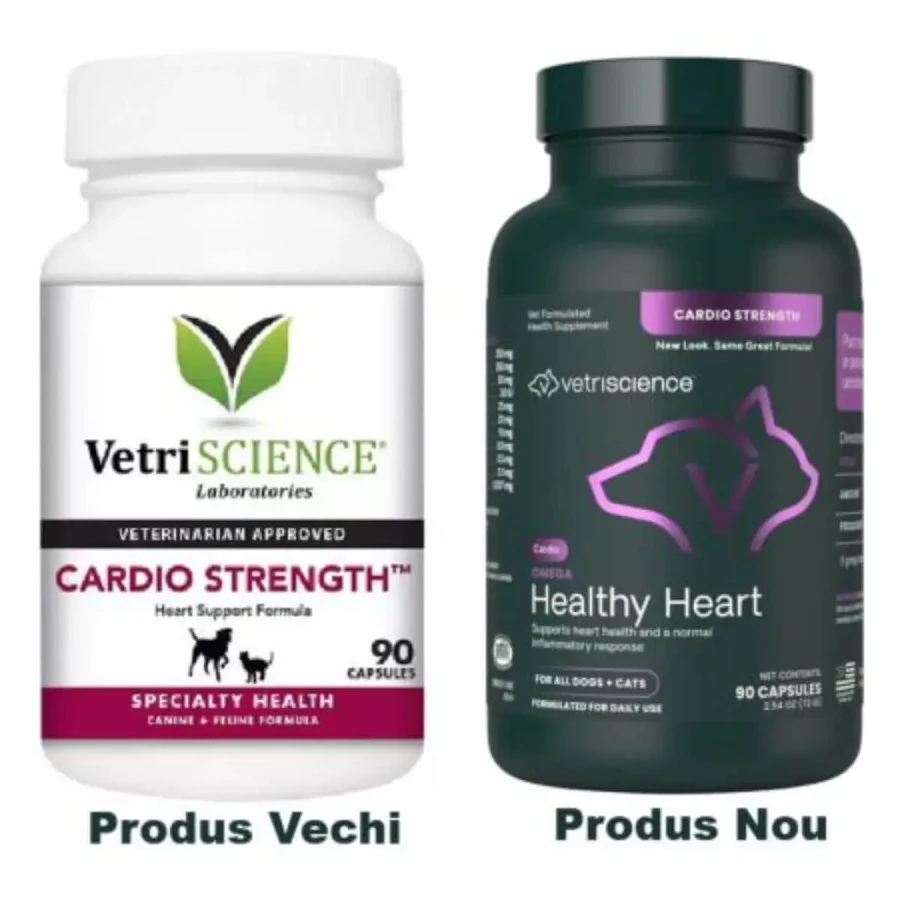 VETRISCIENCE Omega Healthy Heart, XS-XL, добавка для серцево-судинної системи для собак, пляшка, 90 капсул: ціни та характеристики