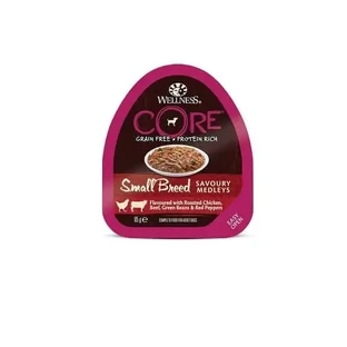 Wellness Core Small Breed Savoury Влажный корм для мелких пород, курица и говядина, 85 г