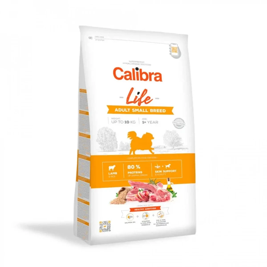CALIBRA Life Adult Small Breed, XS-S, ягня, сухий корм для собак з низьким вмістом зернових, 1,5 кг: ціни та характеристики