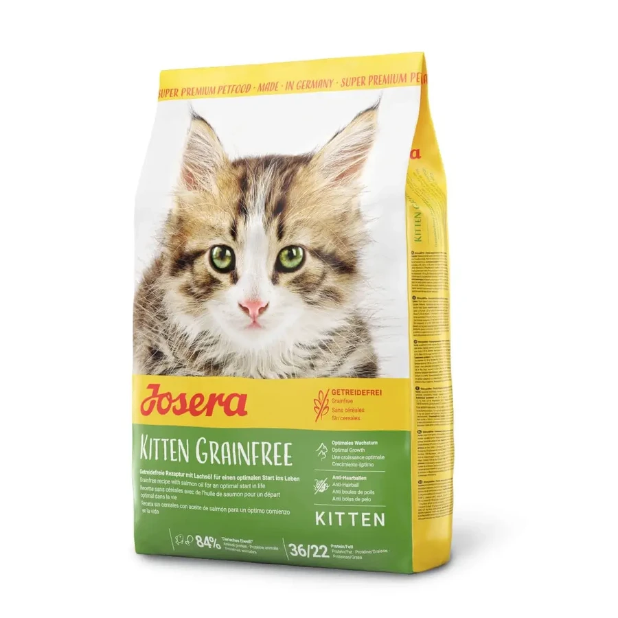 JOSERA Kitten Grainfree, лосось, беззерновий сухий корм для котів молодшого віку, 2 кг: ціни та характеристики