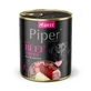 PIPER Animals, XS-XL, Говяжий живот, консервированный беззерновой влажный корм для собак, (в асписе), 800 г