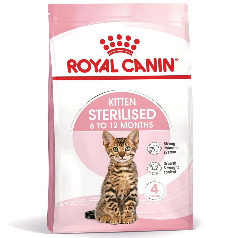 ROYAL CANIN Kitten Sterilised, сухой корм для стерилизованных кошек младшего возраста, 400 г.: цены и характеристики