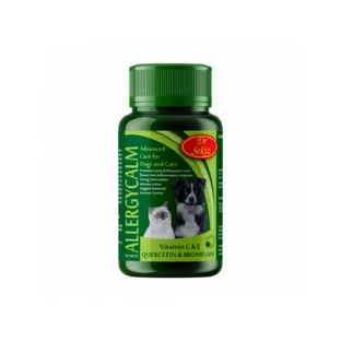 DR. SEKIZ Allergycalm, XS-XL, добавка для иммунной системы и борьбы с аллергией для собак и кошек, флакон, 100 таблеток