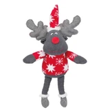 TRIXIE Christmas Xmas Ren , плюшевая игрушка-собака, M-XL, текстиль, со звуком, физические упражнения, разные цвета, 42 см