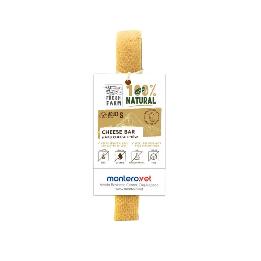 FRESH FARM Cheese Bar Treats Small Dogs, XS-S, Сир, беззернові ласощі для собак, 40г: ціни та характеристики